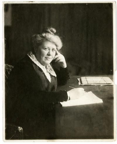 Jane Martin, annonsør, ca. 1905-20 (foto av gelatinsølv) av Jessie Tarbox Beals
