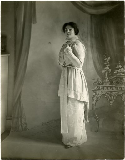 Orchid moire, Maurice, ca. 1905-18 (foto av gelatinsølv) av Jessie Tarbox Beals