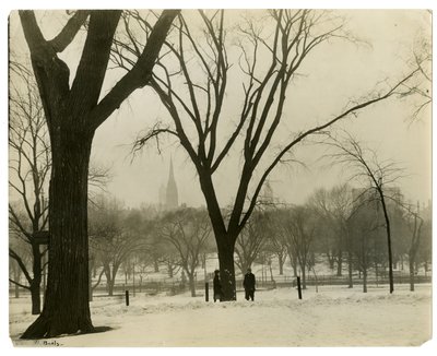The Common, Boston, USA, ca. 1902-10 (foto av gelatinsølv) av Jessie Tarbox Beals