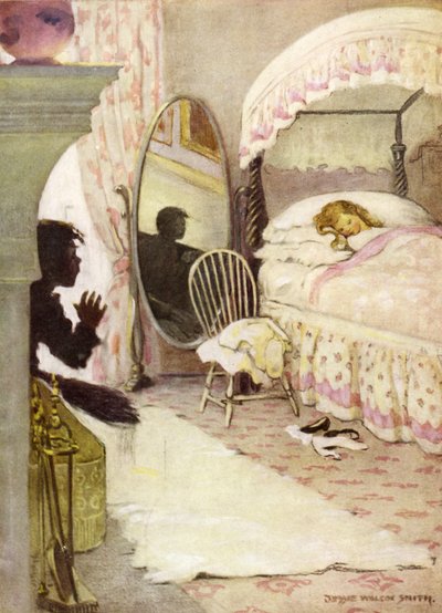 Illustrasjon for The Water Babies av Charles Kingsley (farge litho) av Jessie Willcox Smith