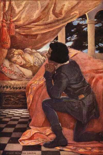 Tornerose (farge litho) av Jessie Willcox Smith