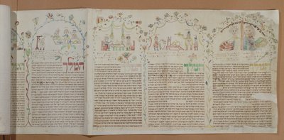 Esthers bok, ca. 1793 (blekk og wc på papir) av Jewish School