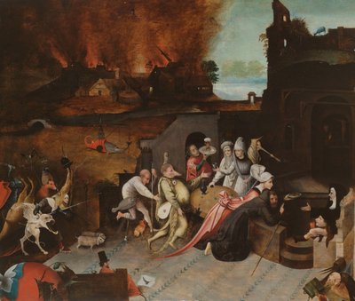 Fristelsen til St Anthony av Jheronimus Bosch (copy after)