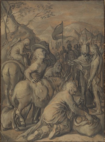 Gibeonittenes lureri av Joachim Beuckelaer