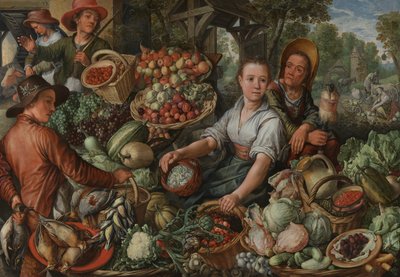 Grønnsaksmarked av Joachim Beuckelaer or Bueckelaer