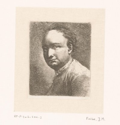 Portrett av maleren Johann Harper av Joachim Martin Falbe