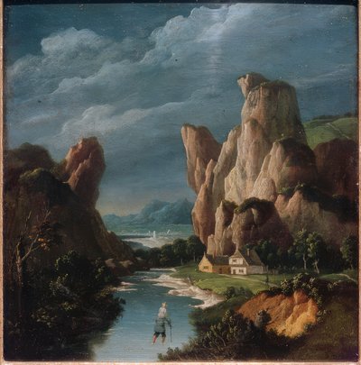 St. Christopher av Joachim Patinir