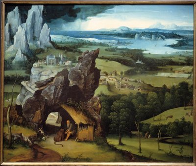 Landskap med Saint Hieronymus-maleri av Joachim Patinir (1485-1524) av Joachim Patinir
