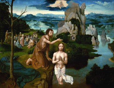 Kristi dåp av Joachim Patinir