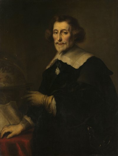 Portrett av Pieter Corneliszoon Hooft, fogd av Muiden, historiker og poet av Joachim von Sandrart (I) (copy after)