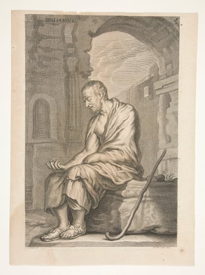 Belisarius, fra Ancient Sculptures Admired av Joachim von Sandrart