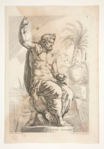 Jupiter Olympius, fra Sculpturae Vetis Admirata av Joachim von Sandrart