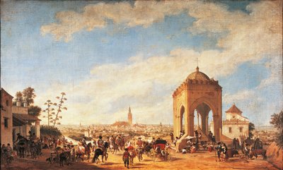 La Cruz del Campo, Sevilla av Joachin Dominguez Becquer