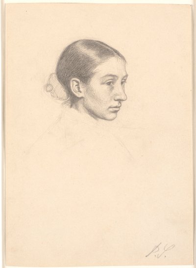Portrett av Susette Cathrine Skovgaard (gift Holten) av Joakim Frederik Skovgaard