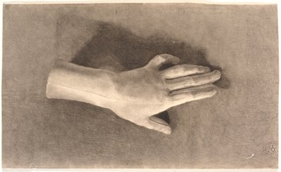 Studie av gipshånd av Joakim Frederik Skovgaard