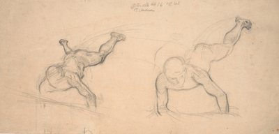 To studier av krypende gutter (eller flygende engler) av Joakim Frederik Skovgaard