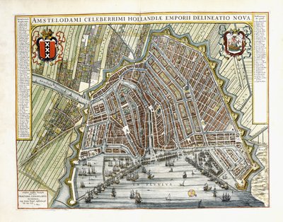 Plan og utsikt over byene og bygningene i Holland og de lave landene, 1649 av Joan Blaeu