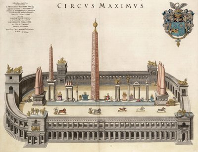 Circus Maximus fra Atlas Van Loon av Joan Blaeu