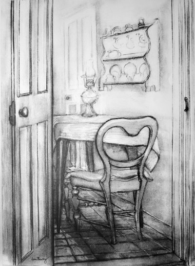 The Cottage Kitchen, 1975 (kull) av Joan Thewsey
