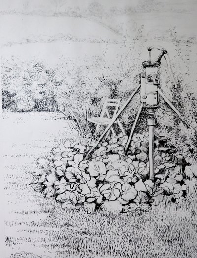 The Garden Pump, 1973 (kull) av Joan Thewsey