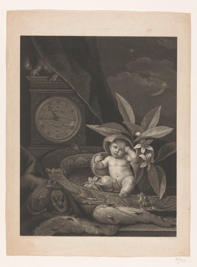 Fødsel fremtidige kong William III, 1817 av Joannes Josephus Wolff
