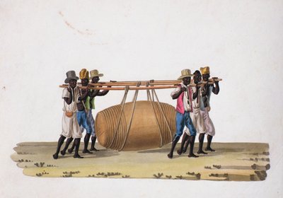 Vinbærere (wc på papir) av Joaquim Candido Guillobel