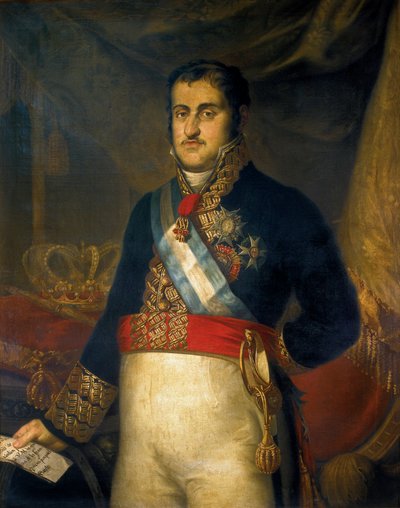 Portrett av Ferdinand VII (Fernando VII av Joaquin Manuel Fernandez Cruzado