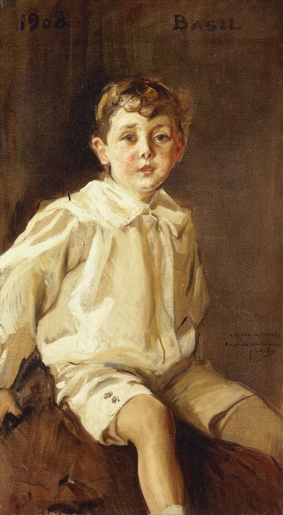 Et portrett av Basil Mundy, 1908 av Joaquín Sorolla