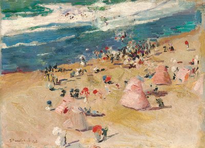 Stranden ved Biarritz, 1906 av Joaquín Sorolla