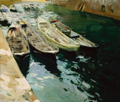 Drifters, Zarautz, nær San Sebastian av Joaquin Sorolla y Bastida