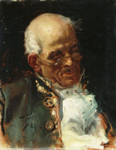 Portrett av en gentleman; Portrett av Caballero, 1884 av Joaquín Sorolla