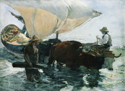 The Return from Fishing, 1893 av Joaquín Sorolla