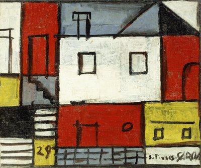 Fünf Farben Komposition; Composicion a Cinco Colores von Joaquin Torres-Garcia