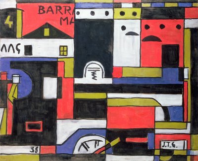 Lokomotivkonstruksjon av Joaquin Torres-Garcia