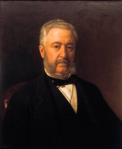 Portrett av Ramon Campoamor (1817-1901), romantisk poet. Maleri av Joaquin Espalter y Rull (1809-1880). Annees 1870. Madrid Atheneum. av Joaquín Espalter y Rull