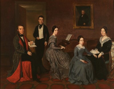 Familien til Jorge Flaquer av Joaquín Espalter y Rull