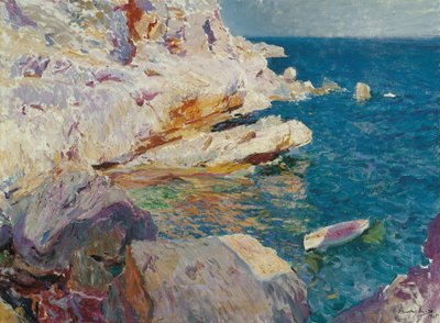 Rock ved Jávea av Joaquín Sorolla