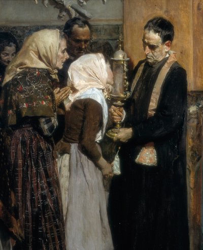 Relikvien, detalj av Joaquín Sorolla