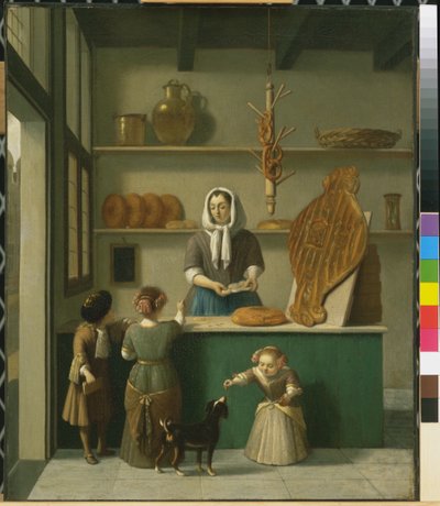 Bakeriet, ca. 1680 av Job Berckheyde