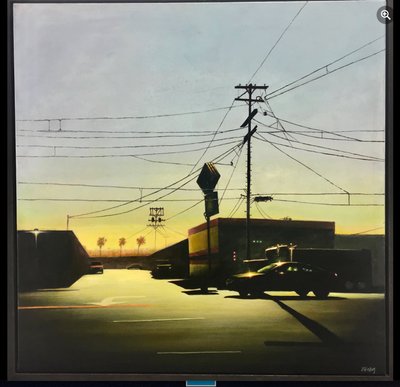 San Fernando 12. århundre 2021 (akryl på lerret) av Joby Hickey