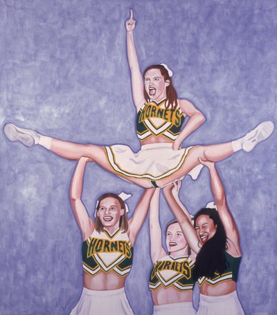 Lets go Hornets #1 Yeah!, 2002 (olje og akryl på lerret) av Joe Heaps Nelson