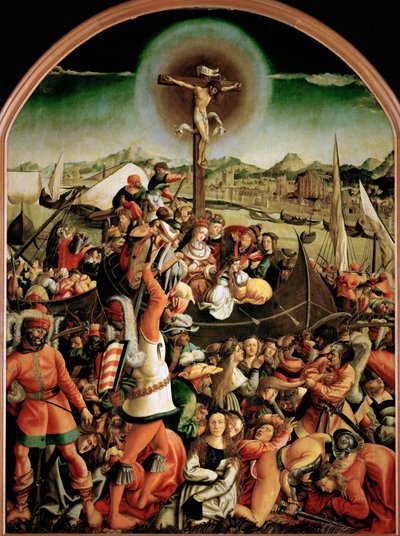 Den hellige Ursulas martyrium av Joerg the Elder Breu