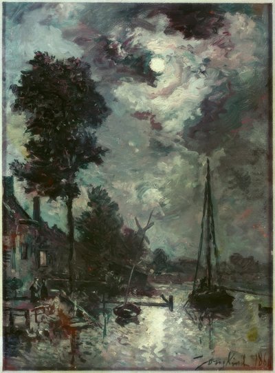 Måneskinn av Johan Barthold Jongkind