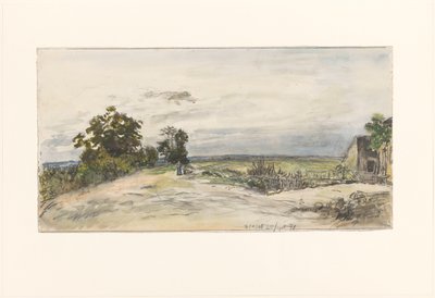 Landskap ved Nevers av Johan Barthold Jongkind