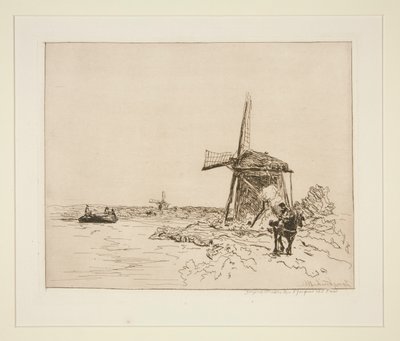 Towpath av Johan Barthold Jongkind