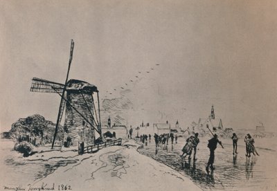 Utsikt over byen Maassluis, 1862, 1946. av Johan Barthold Jongkind