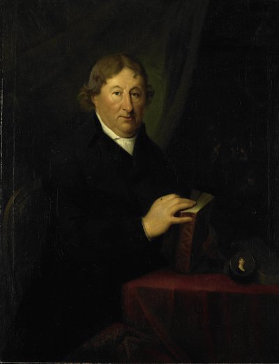 Portrett av Gerrit van der Pot, Lord of Groeneveld, kunstsamler i Rotterdam av Johan Bernard Scheffer