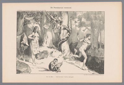 The Peace of Paradise forstyrret (tittel på objekt) av Johan Braakensiek