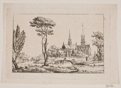 Gotisk kirke av Johan Bülow