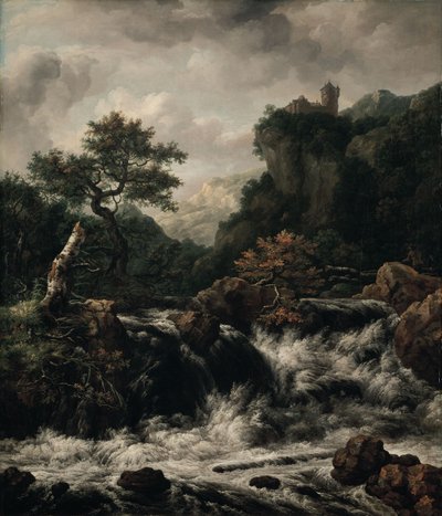 Kopi av landskap av J. Ruisdael av Johan Christian Dahl